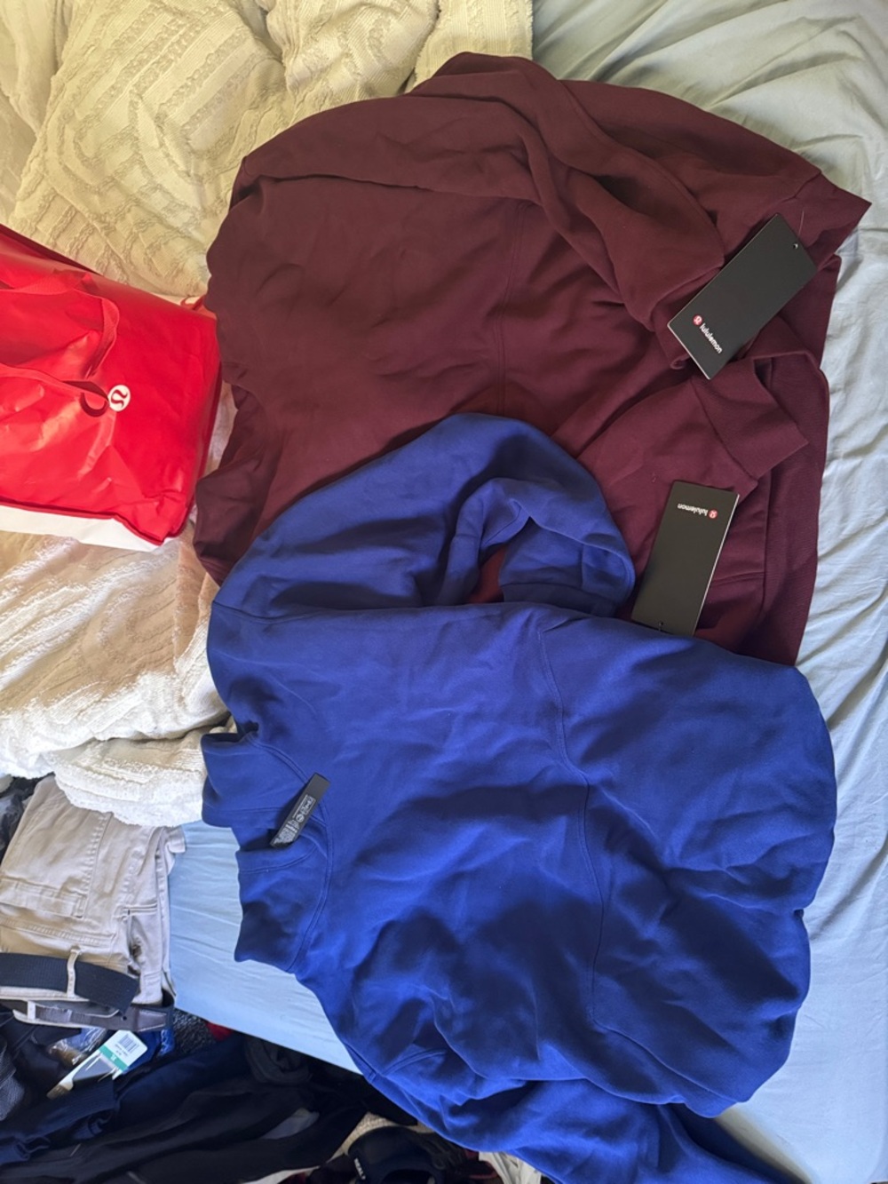 Lululemon bundle of 2 steady state pullover hoodie all NWT!! Size XL MEN